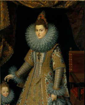 Frans Pourbus the Younger (Flemish, 1569–1622) Portrait of Infanta Isabella Clara Eugenia, 1599–1600 oil on canvas 51 x 41 5/8 in. Gift of Prentis Cobb Hale, Jr. 64.31 