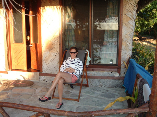 Jen on the porch