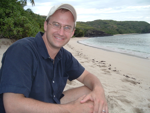 Alan on the beach