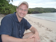 Alan on the beach