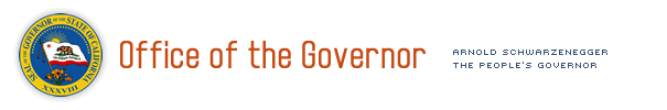 Link to Governor Arnold Schwarzenegger's Home Page