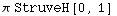 π StruveH[0, 1]