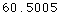 60.5005