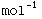 mol^(-1)