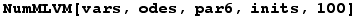 NumMLVM[vars, odes, par6, inits, 100]